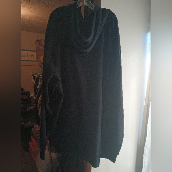 4xl Men Black custome hoodie,Free Marvel Comics Beanie With Purchase - Picture 5 of 8